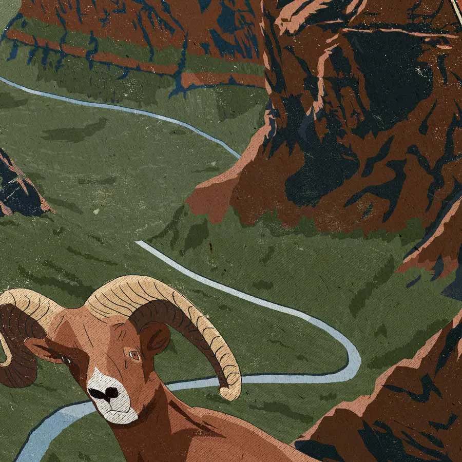Zion National Park Poster