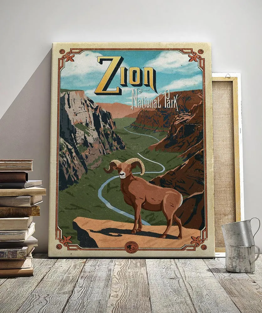 Zion National Park Poster